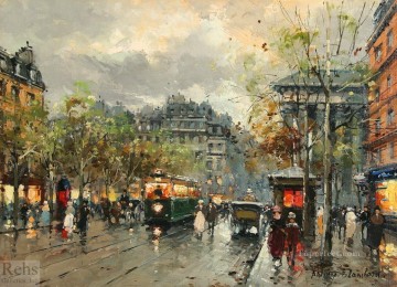 AB place de la madeleine 4 Parisian Oil Paintings